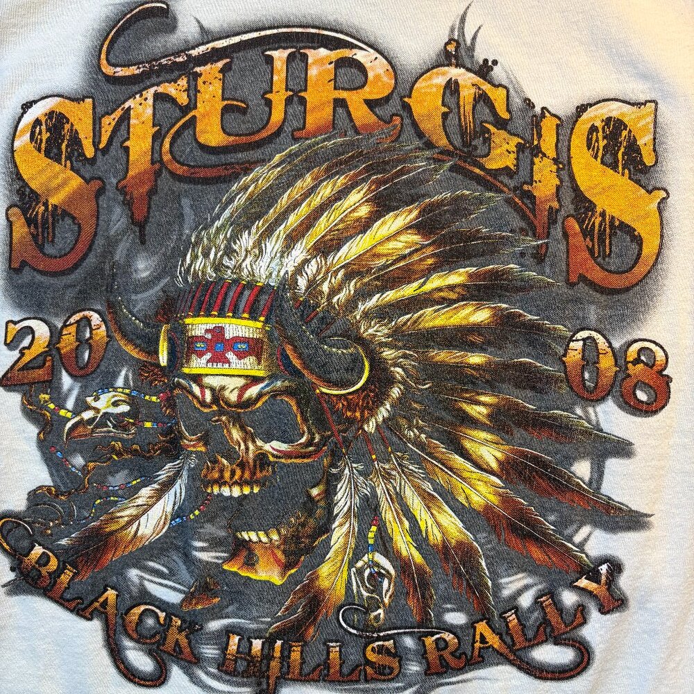 Vintage 2008 Sturgis T-shirt Size L